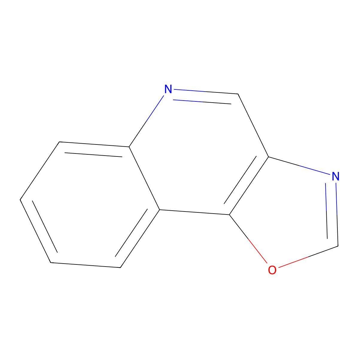 Oxazolo[4,5-c]quinoline molecular structure, CAS 234-11-7