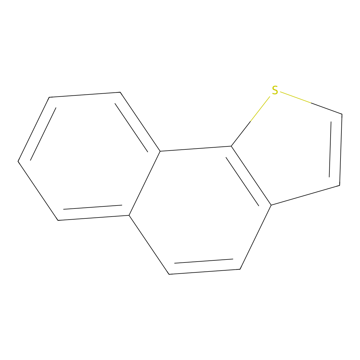Naphtho(1,2-b)thiophene molecular structure, CAS 234-41-3