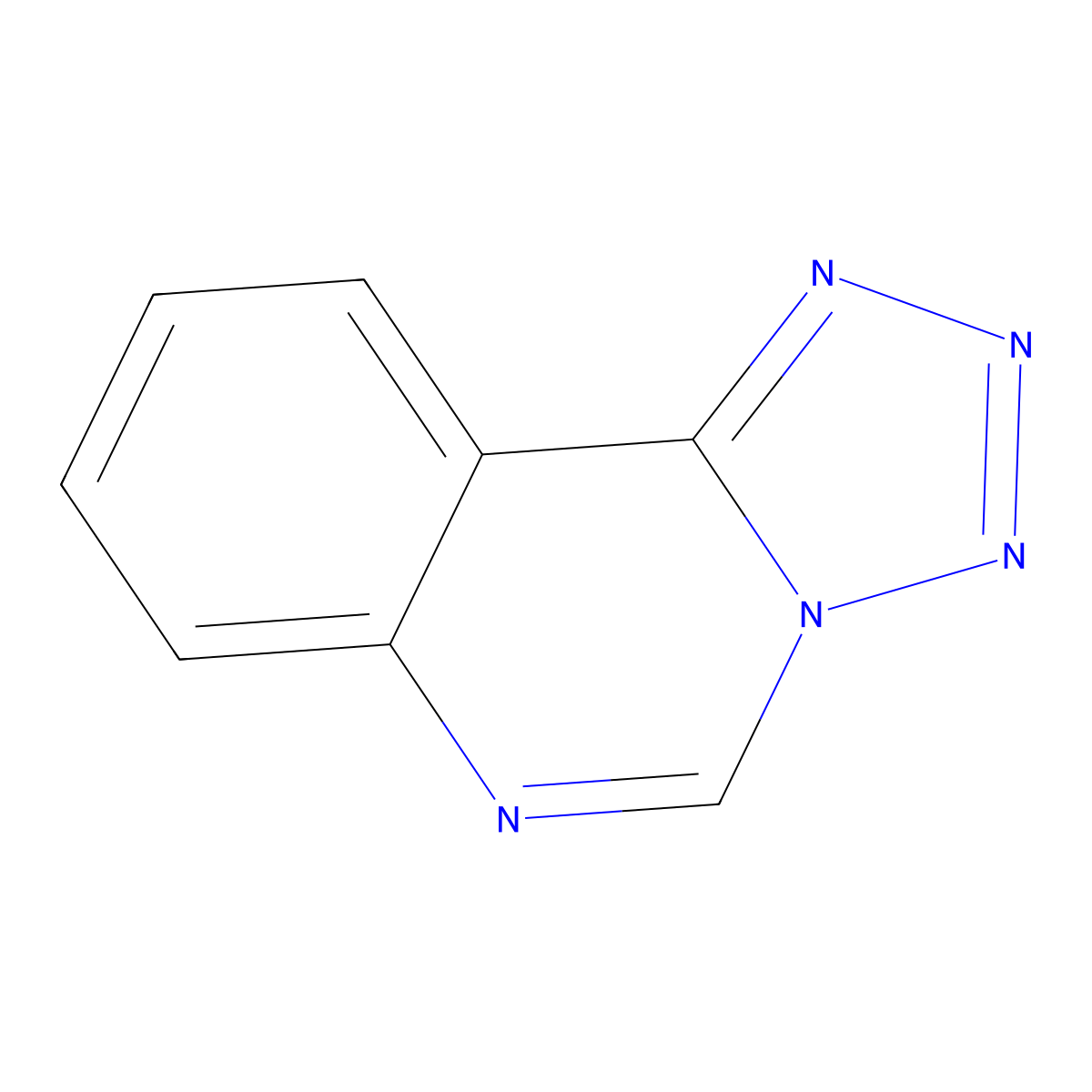 Tetraazolo(1,5-c)quinazoline molecular structure, CAS 234-77-5