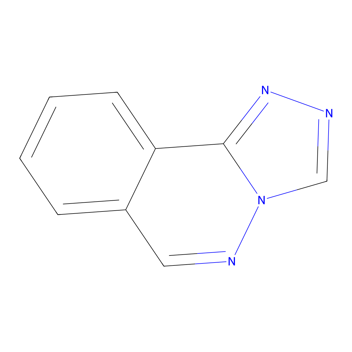 s-Triazolo(3,4-a)phthalazine molecular structure, CAS 234-80-0