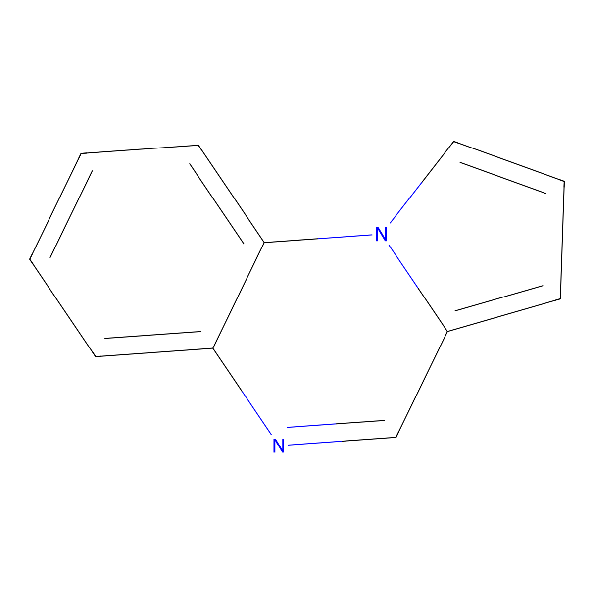 Pyrrolo(1,2-a)quinoxaline molecular structure, CAS 234-95-7
