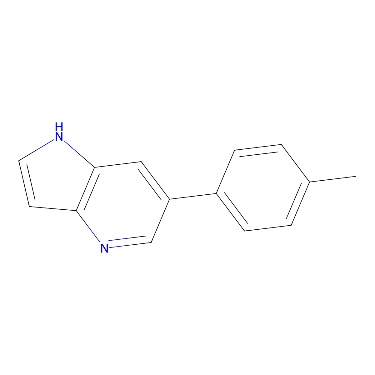 6-(p-tolyl)-1H-pyrrolo[3,2-b]pyridine molecular structure, CAS 2340293-65-2