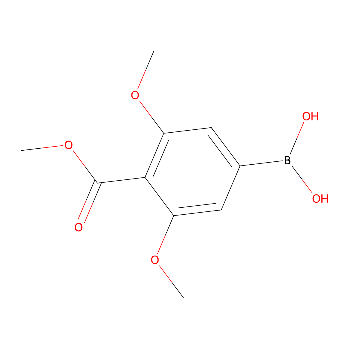 [3,5-Dimethoxy-4-(methoxycarbonyl)phenyl]boronic acid molecular structure, CAS 2340391-54-8
