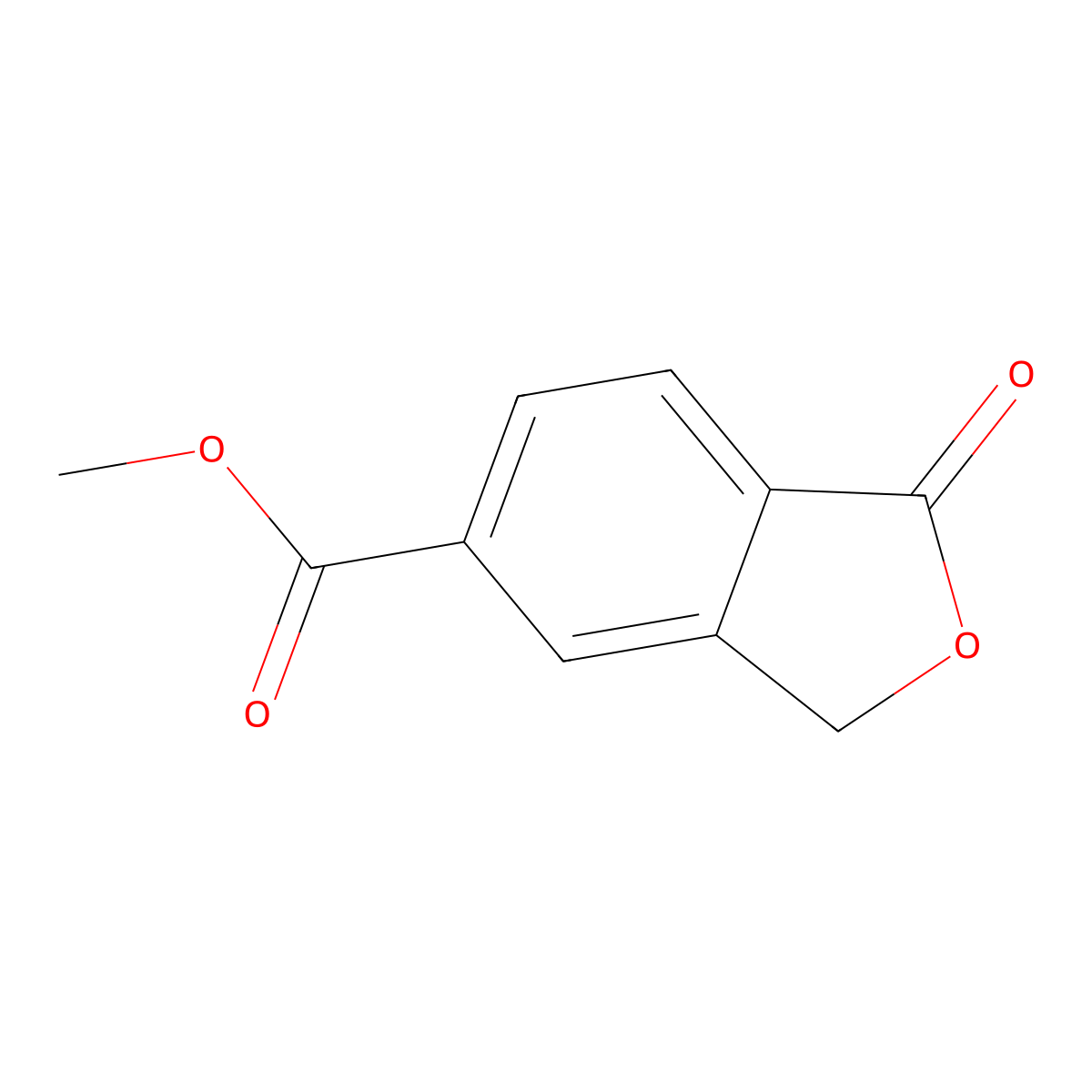 Methyl 1-oxo-1,3-dihydro-2-benzofuran-5-carboxylate molecular structure, CAS 23405-32-5