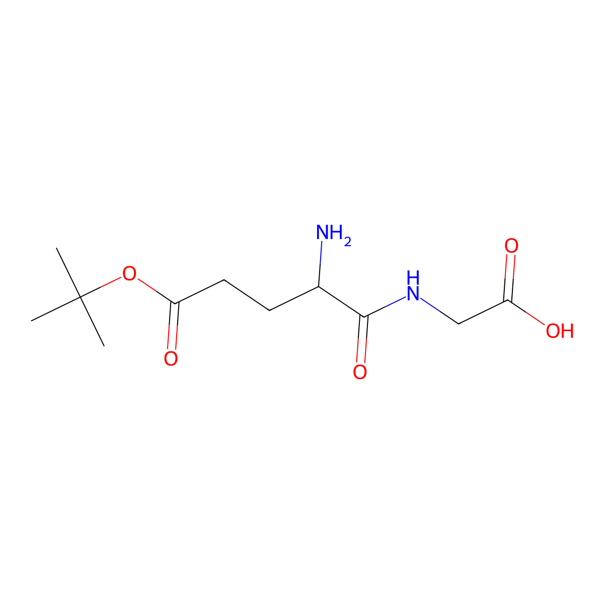 (S)-(2-Amino-5-(Tert-Butoxy)-5-Oxopentanoyl)Glycine molecular structure, CAS 23406-82-8