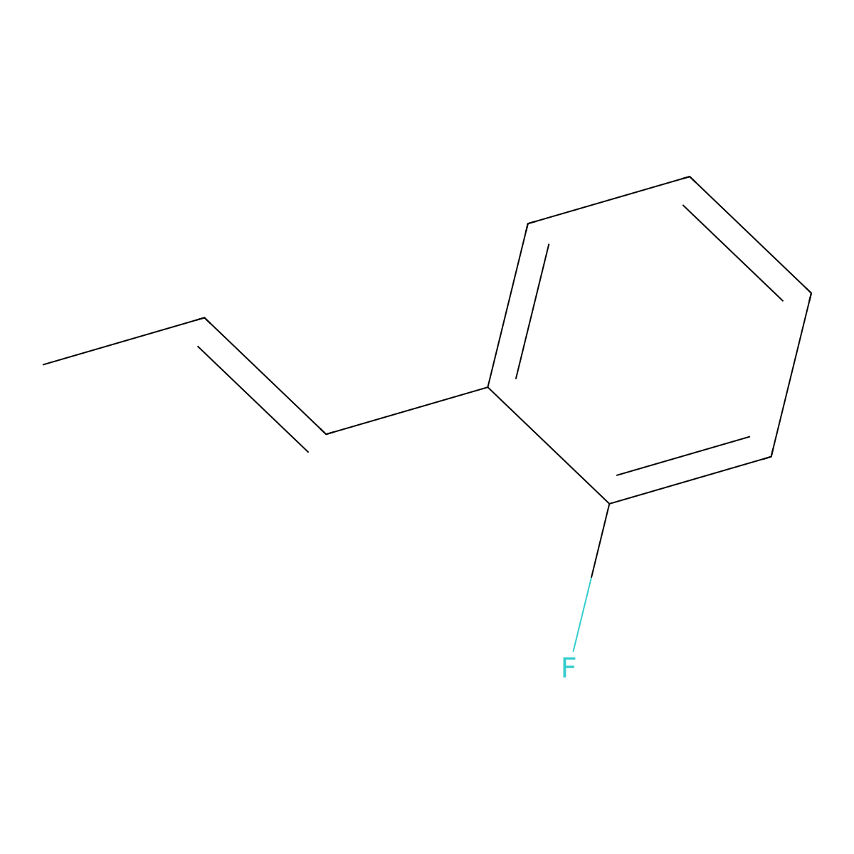 (E)-1-Fluoro-2-(prop-1-en-1-yl)benzene molecular structure, CAS 234115-62-9