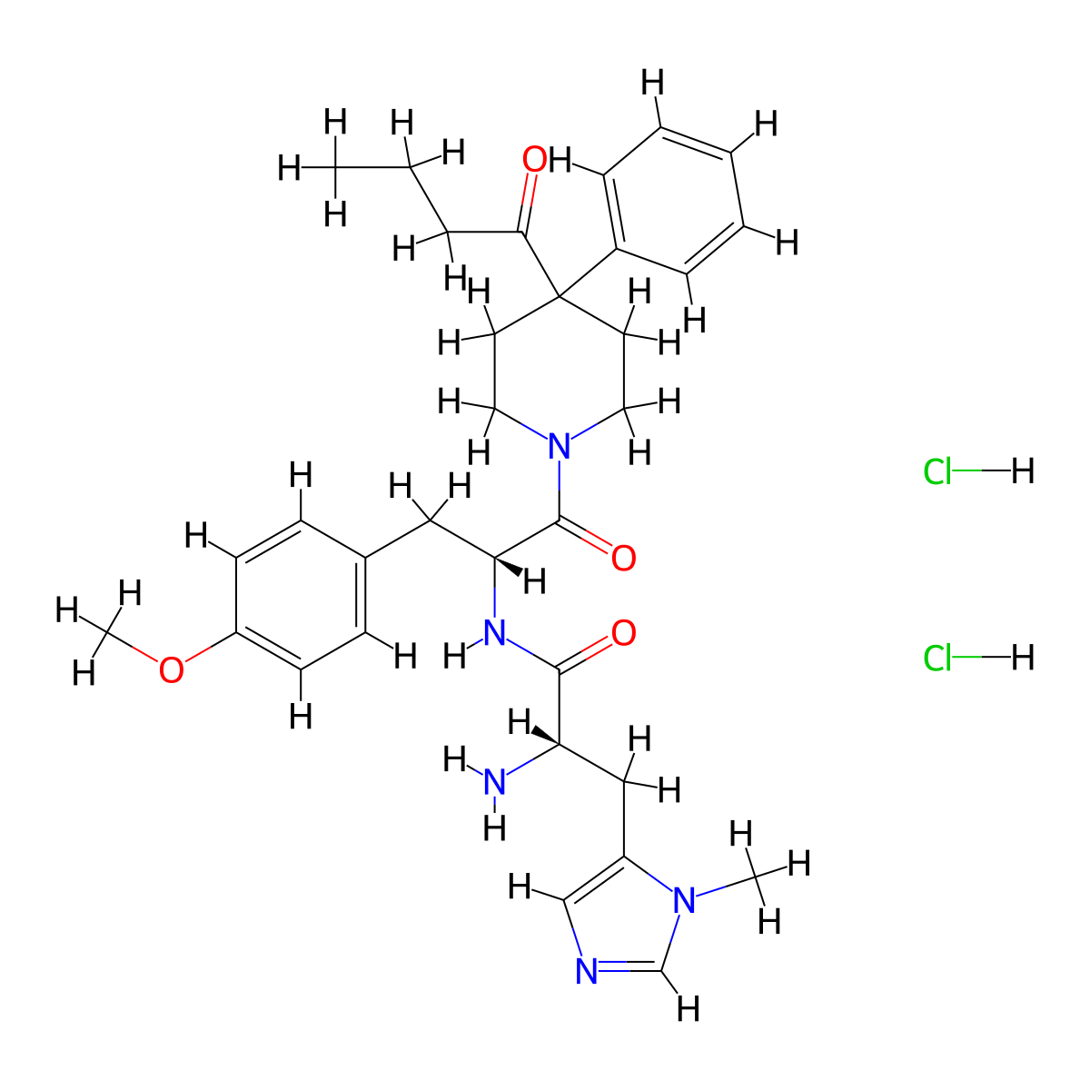 BMS-470539 dihydrochloride molecular structure, CAS 2341796-82-3