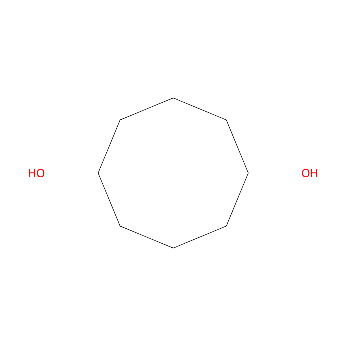 cis-Cyclooctane-1,5-diol molecular structure, CAS 23418-82-8