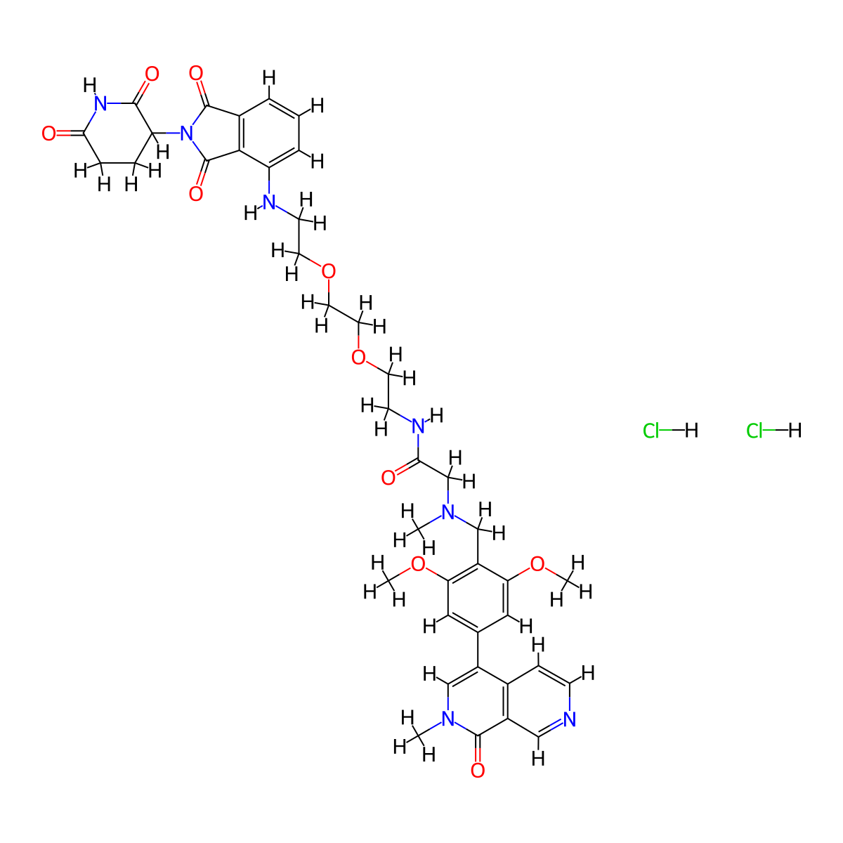 dBRD9 HCl molecular structure, CAS 2341840-98-8