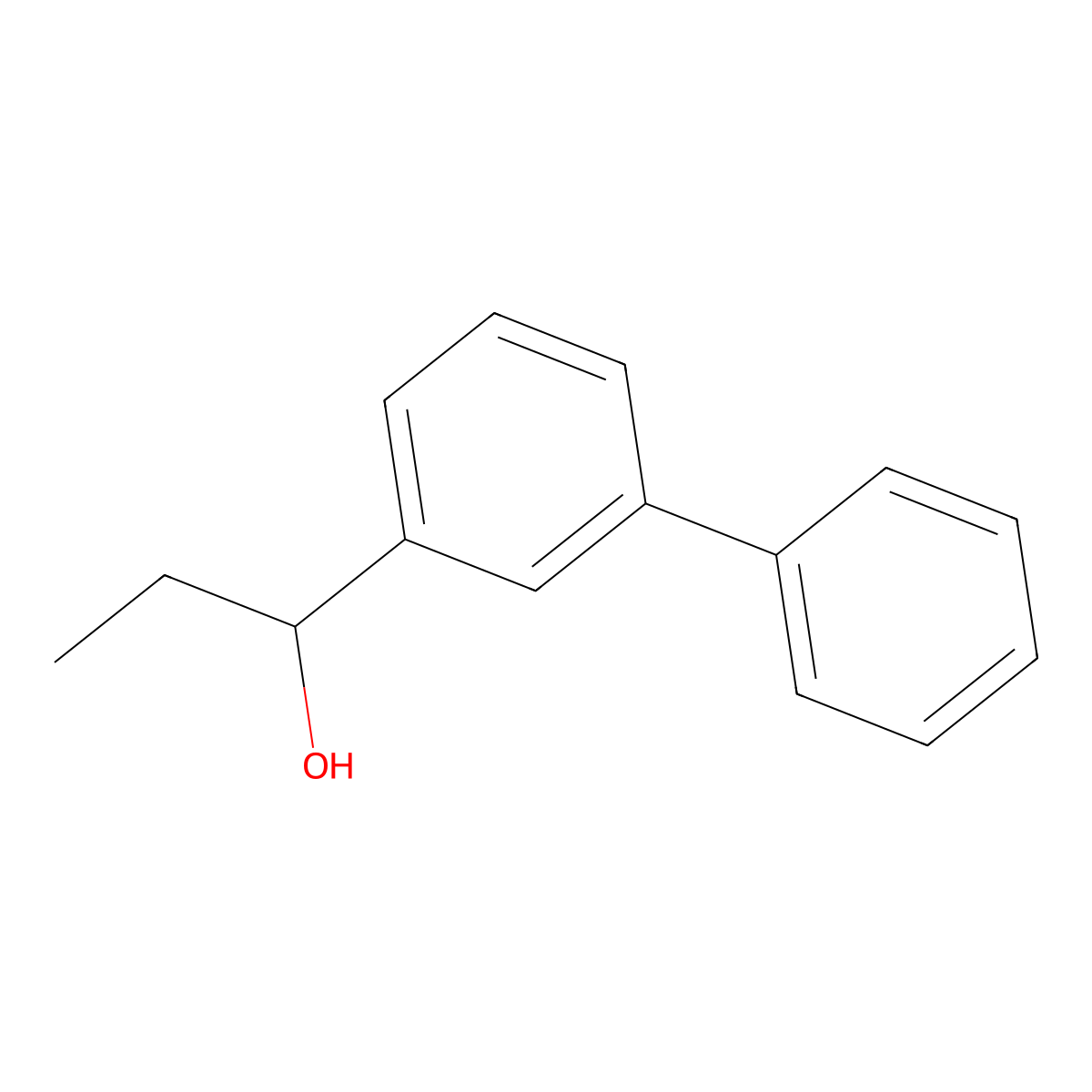 1-([1,1'-Biphenyl]-3-yl)propan-1-ol molecular structure, CAS 2341905-84-6