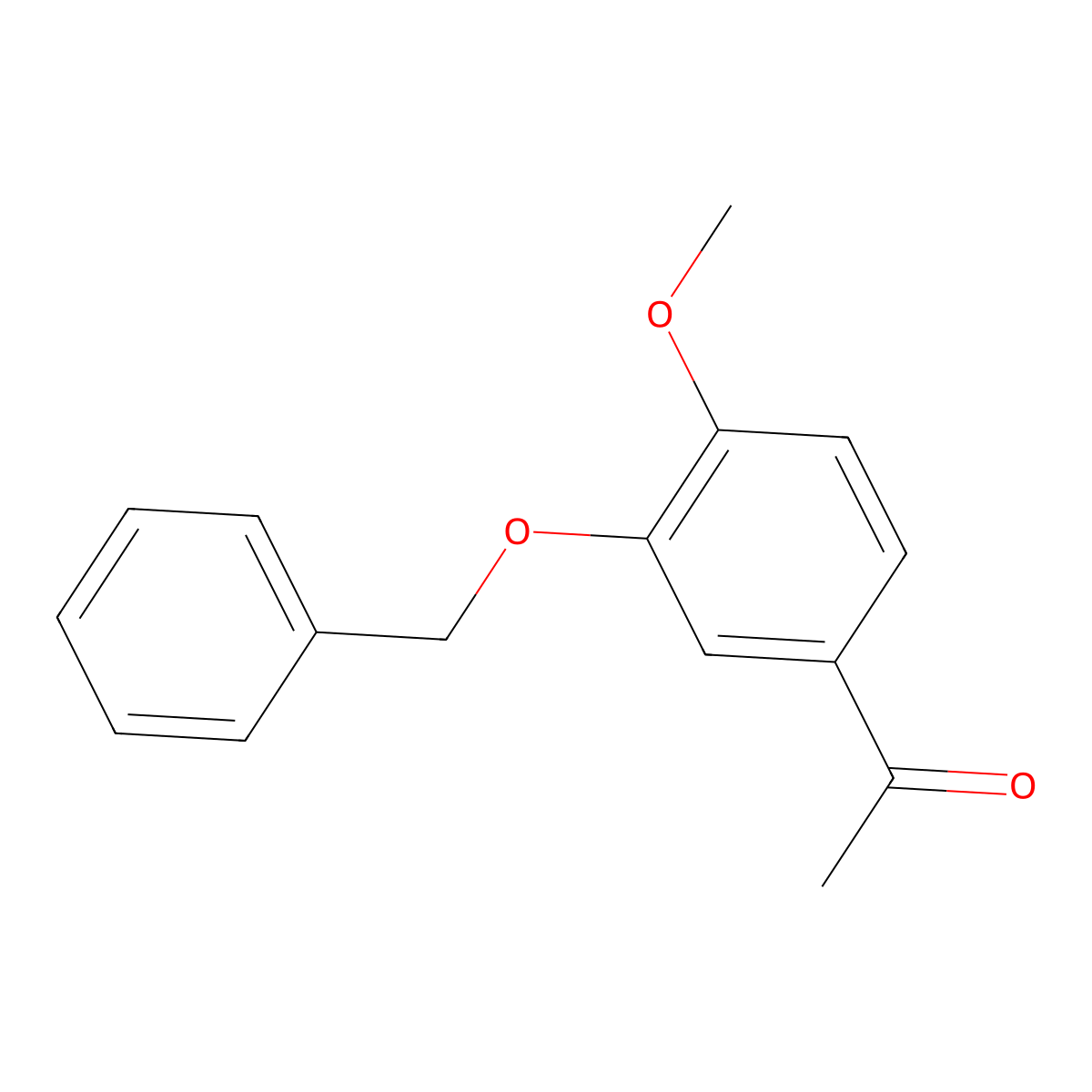 1-(3-Benzyloxy-4-methoxy-phenyl)-ethanone molecular structure, CAS 23428-77-5