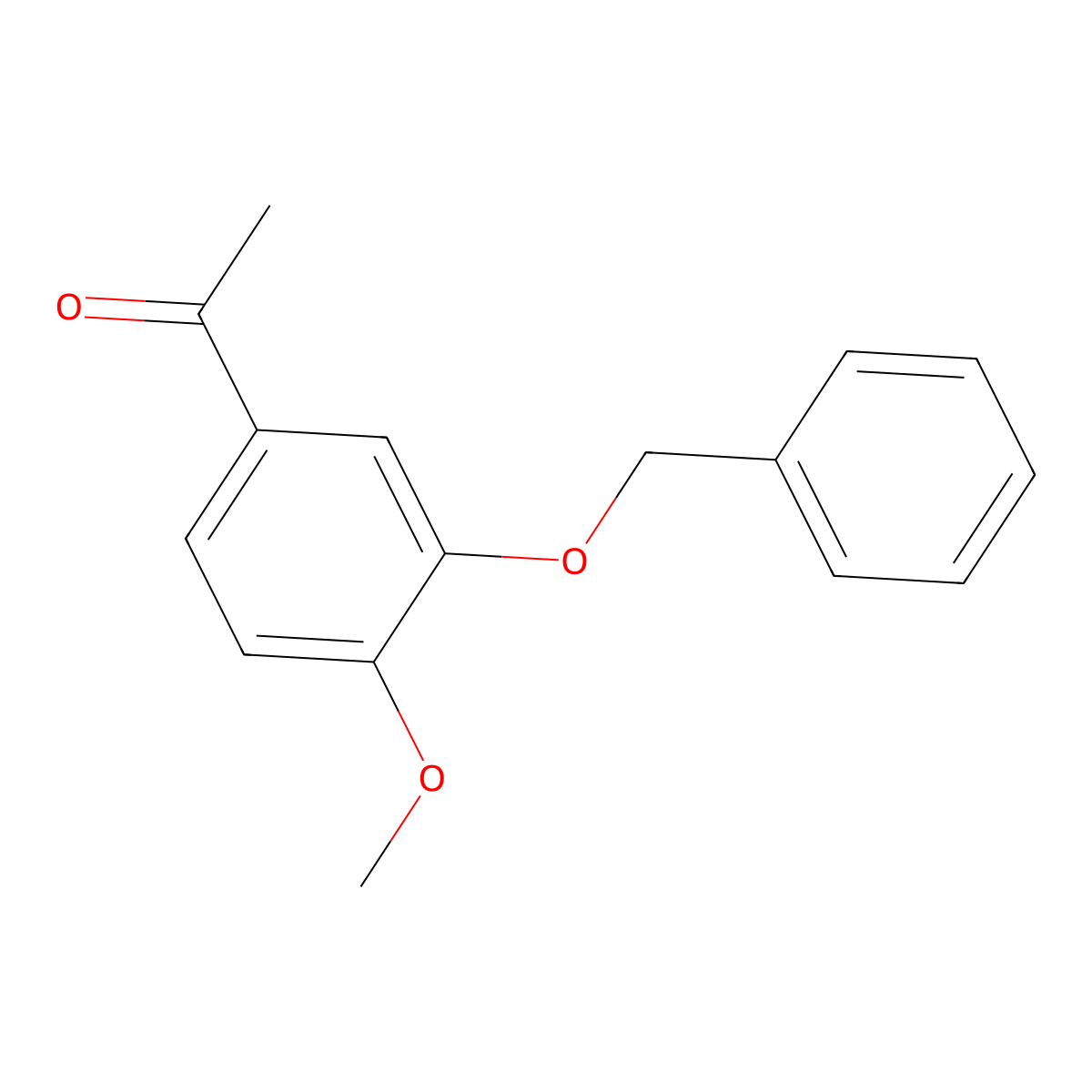 1-(3-Benzyloxy-4-methoxy-phenyl)-ethanone molecular structure, CAS 23428-77-5