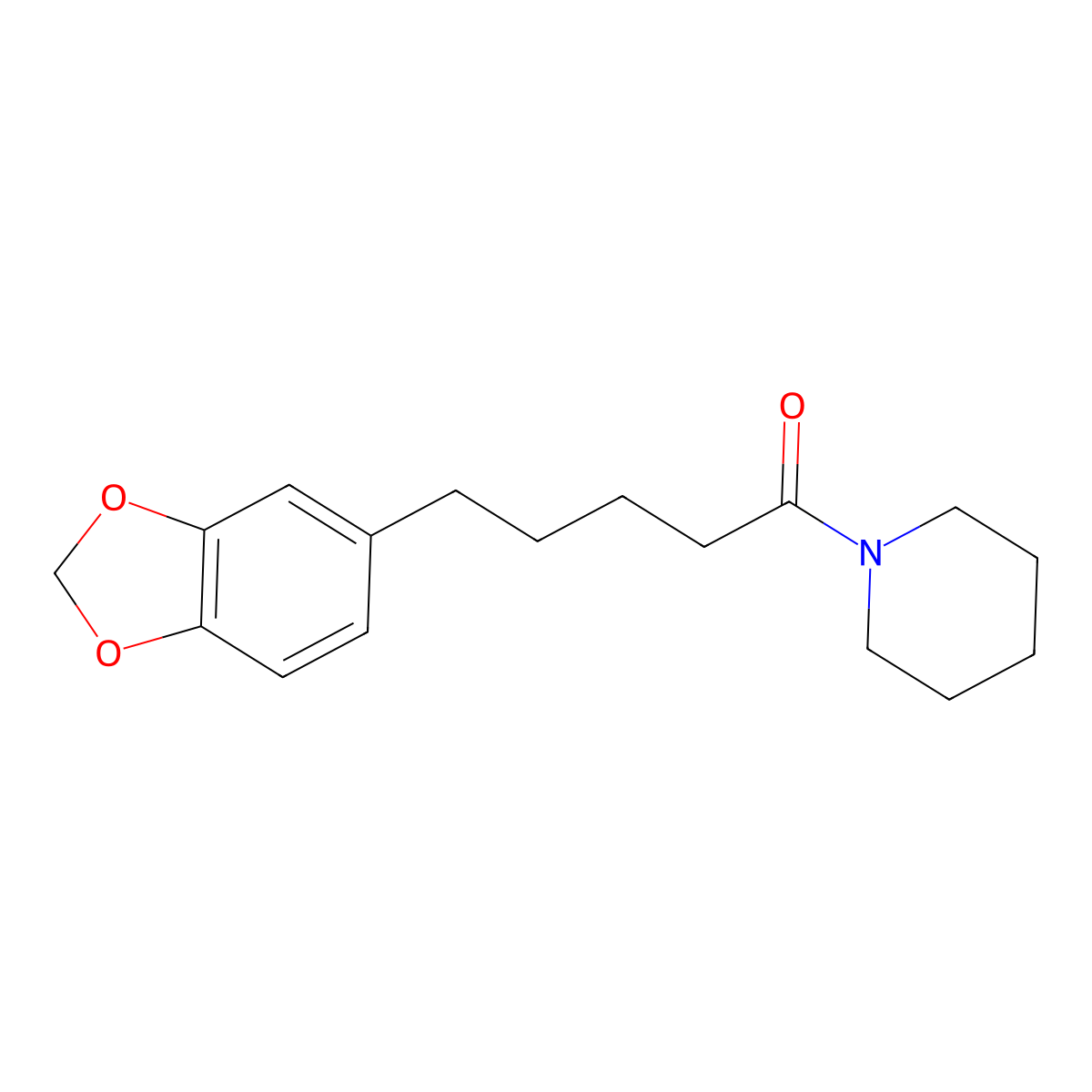 Tetrahydropiperine molecular structure, CAS 23434-88-0