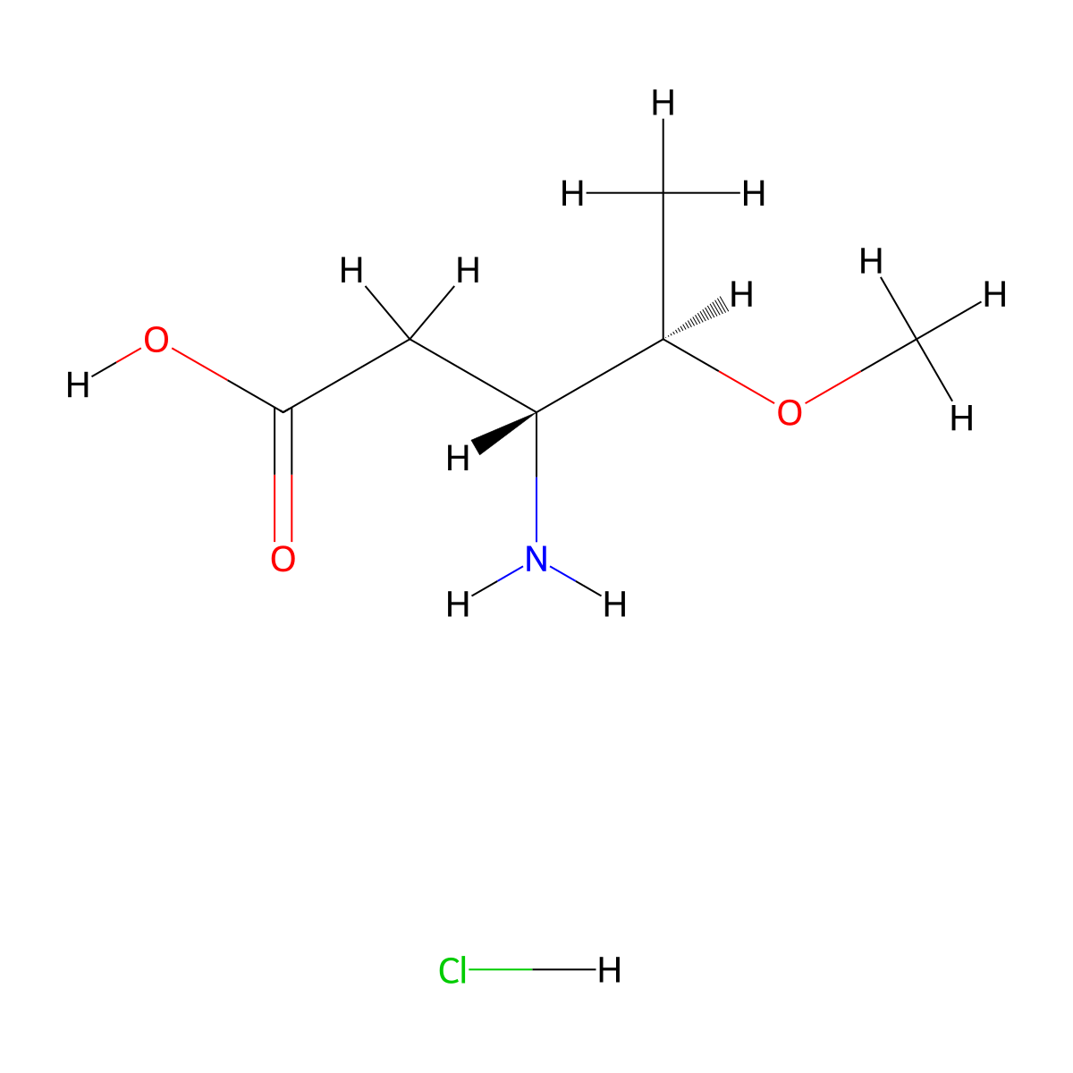 (3R,4R)-3-amino-4-methoxypentanoicacidhydrochloride molecular structure, CAS 2343964-07-6