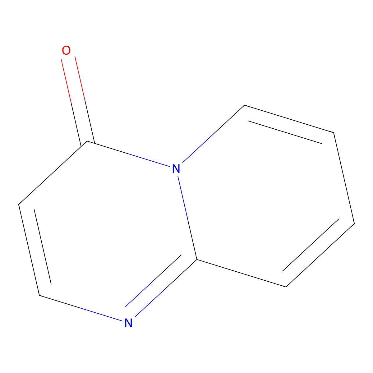 4H-Pyrido[1,2-a]pyrimidin-4-one molecular structure, CAS 23443-10-9