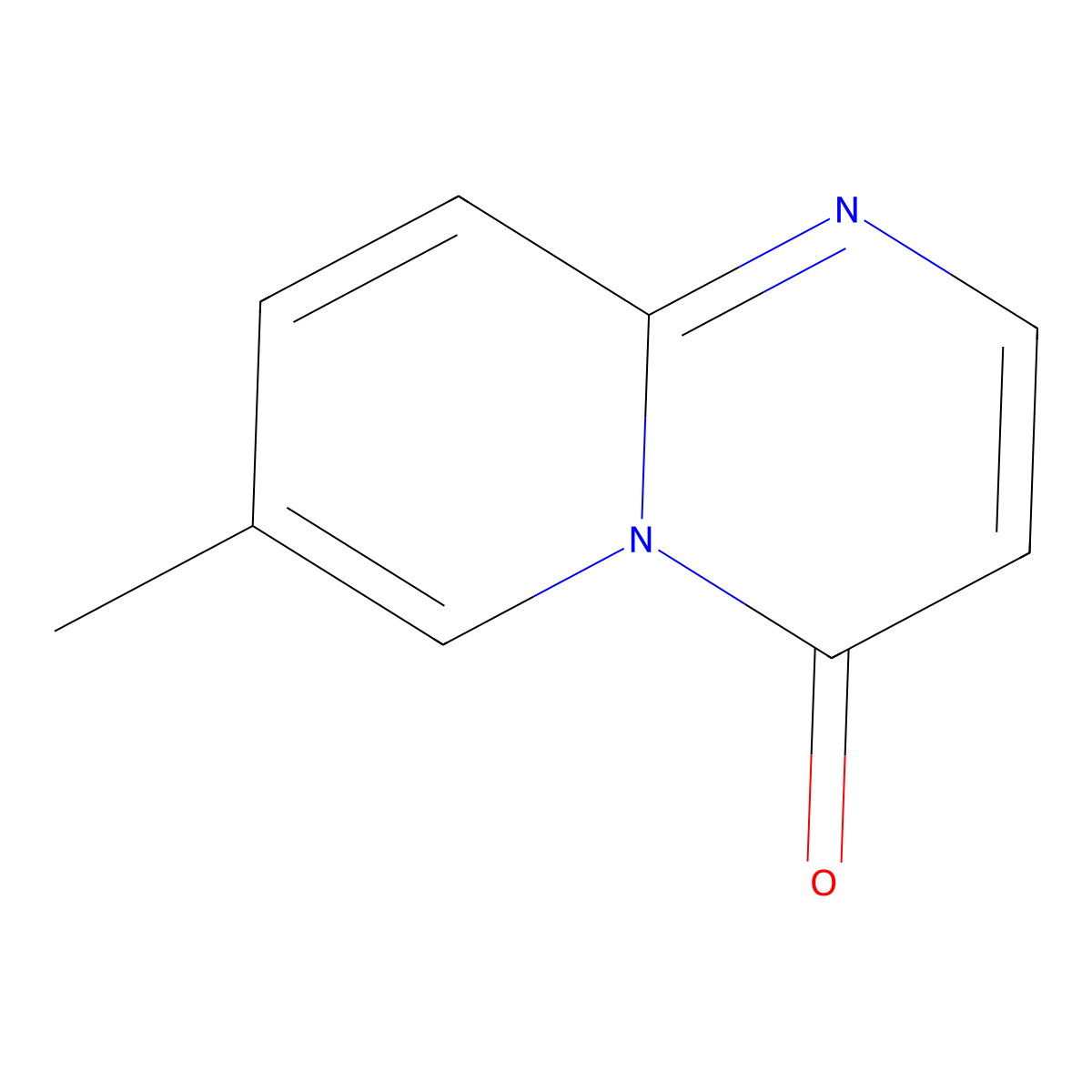 7-Methyl-4H-pyrido[1,2-a]pyrimidin-4-one molecular structure, CAS 23443-20-1