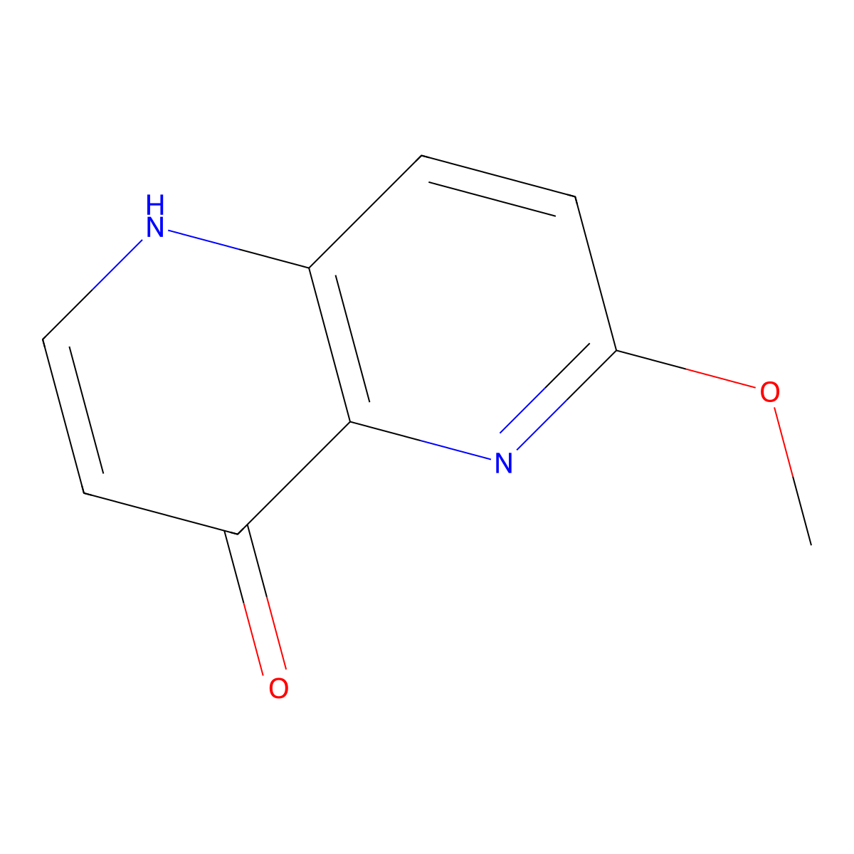 6-Methoxy-1,5-naphthyridin-4-ol molecular structure, CAS 23443-25-6
