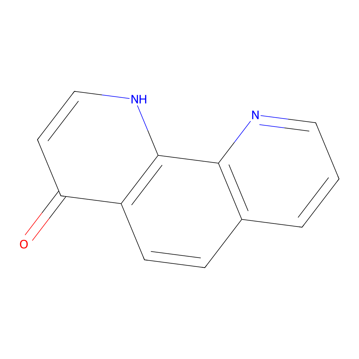 1,10-Phenanthrolin-4-ol molecular structure, CAS 23443-31-4