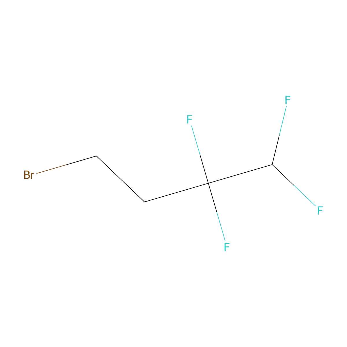 4-Bromo-1,1,2,2-tetrafluorobutane molecular structure, CAS 234443-20-0