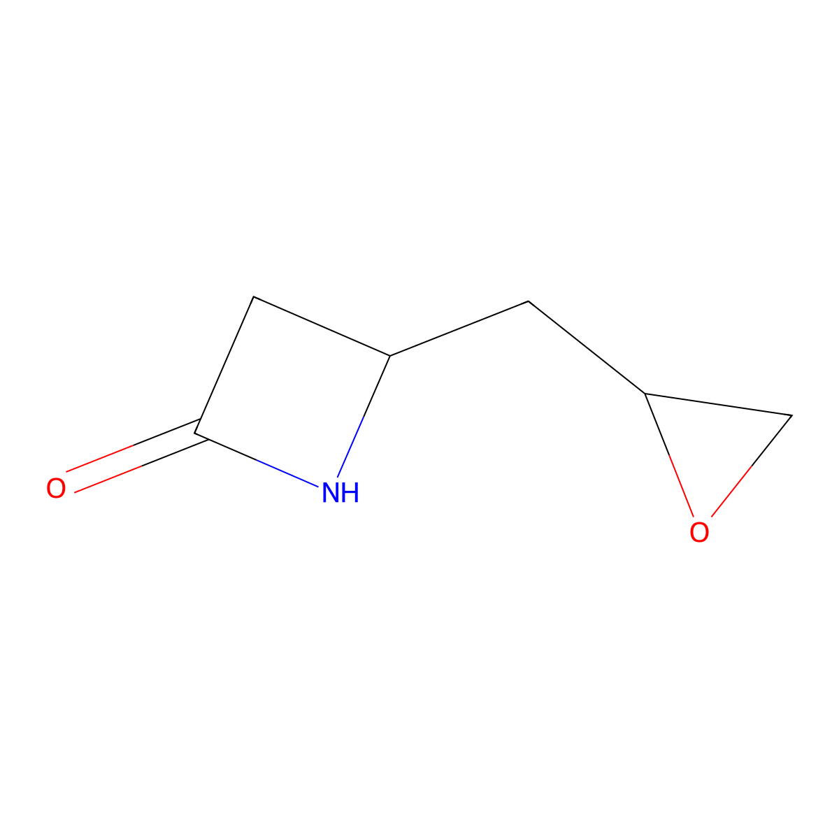 4-[(Oxiran-2-yl)methyl]azetidin-2-one molecular structure, CAS 2344677-65-0