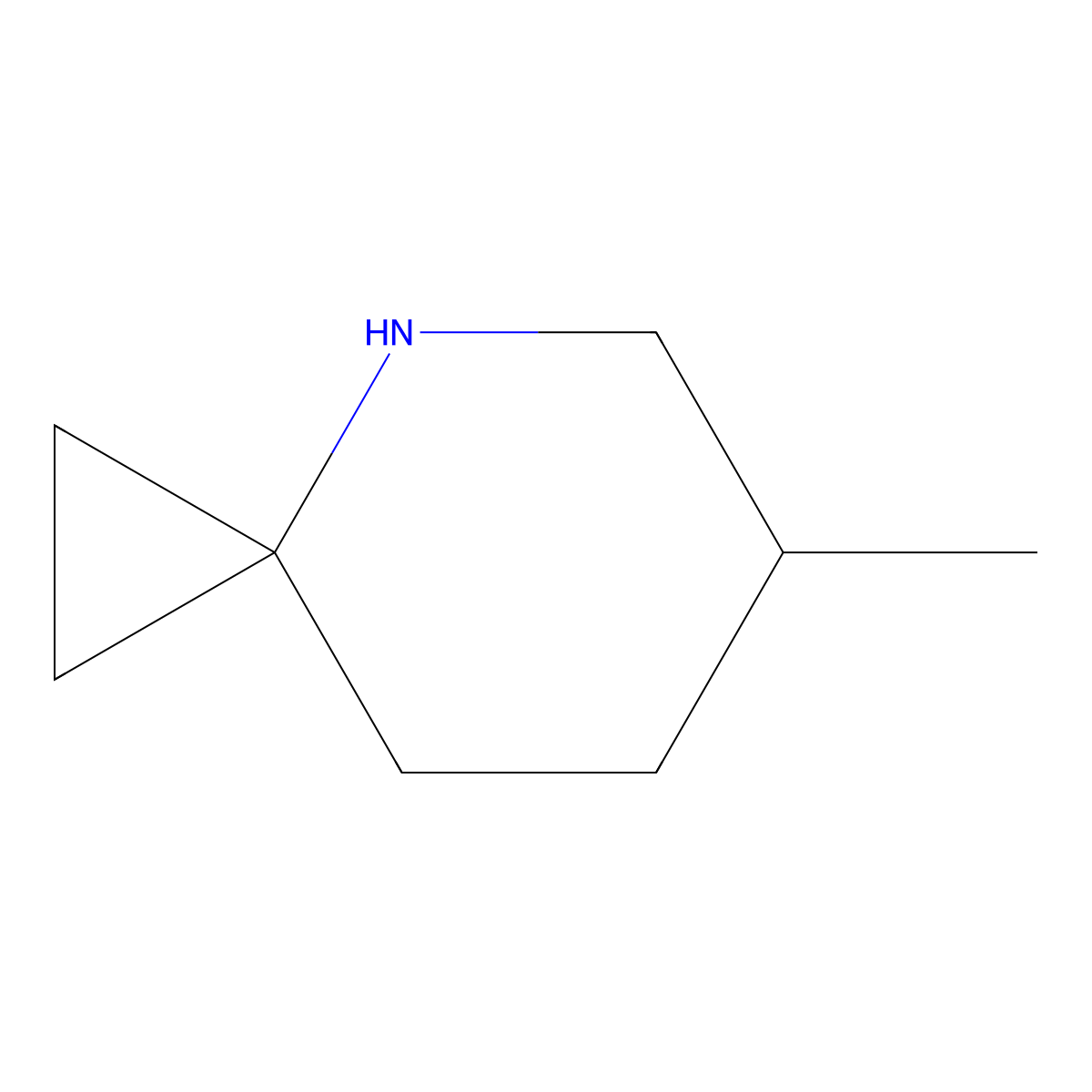 6-Methyl-4-azaspiro[2.5]octane molecular structure, CAS 2344679-38-3