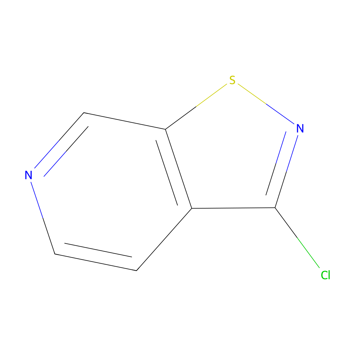 3-Chloro-(1,2)thiazolo(5,4-c)pyridine molecular structure, CAS 2344680-11-9