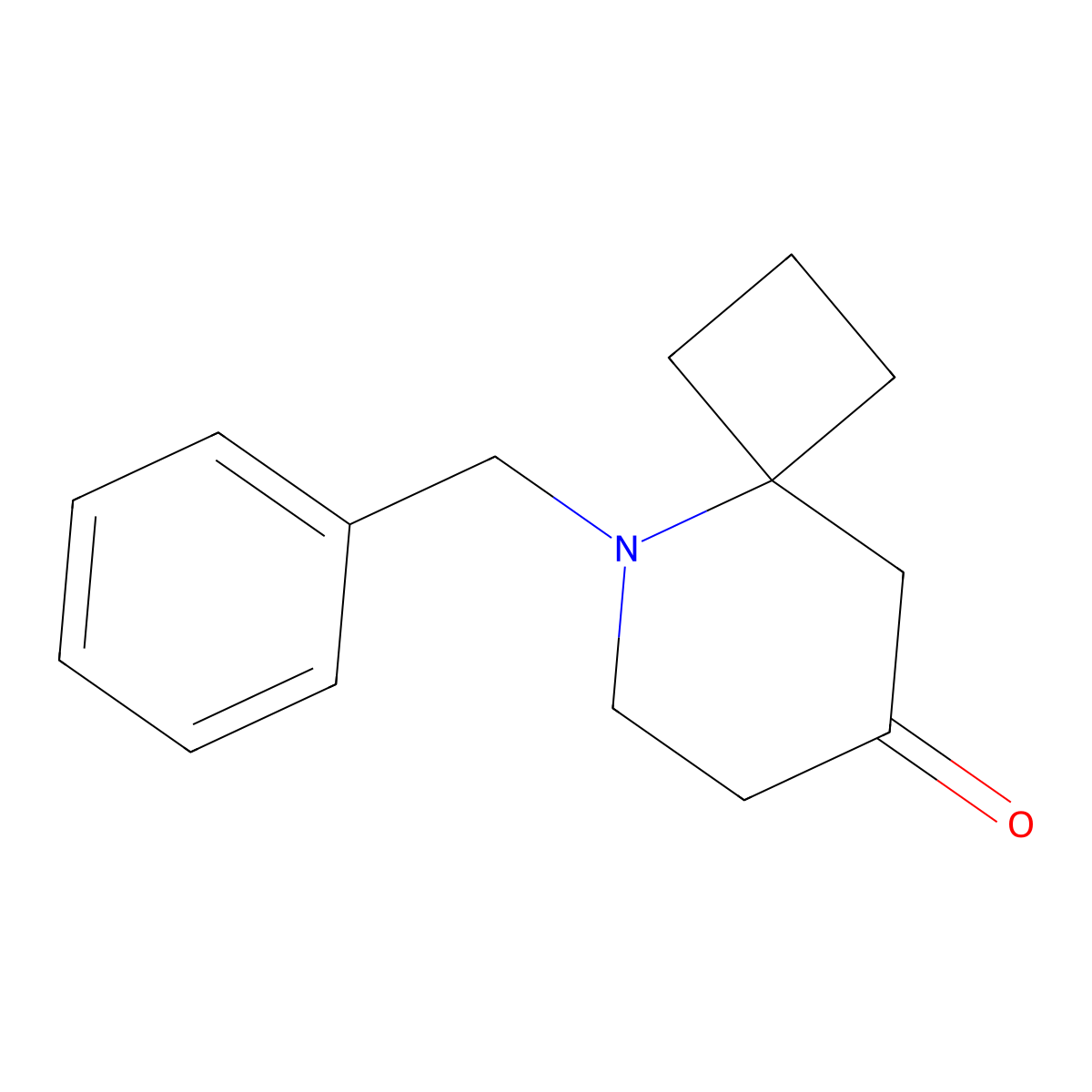 5-Benzyl-5-azaspiro[3.5]nonan-8-one molecular structure, CAS 2344680-14-2