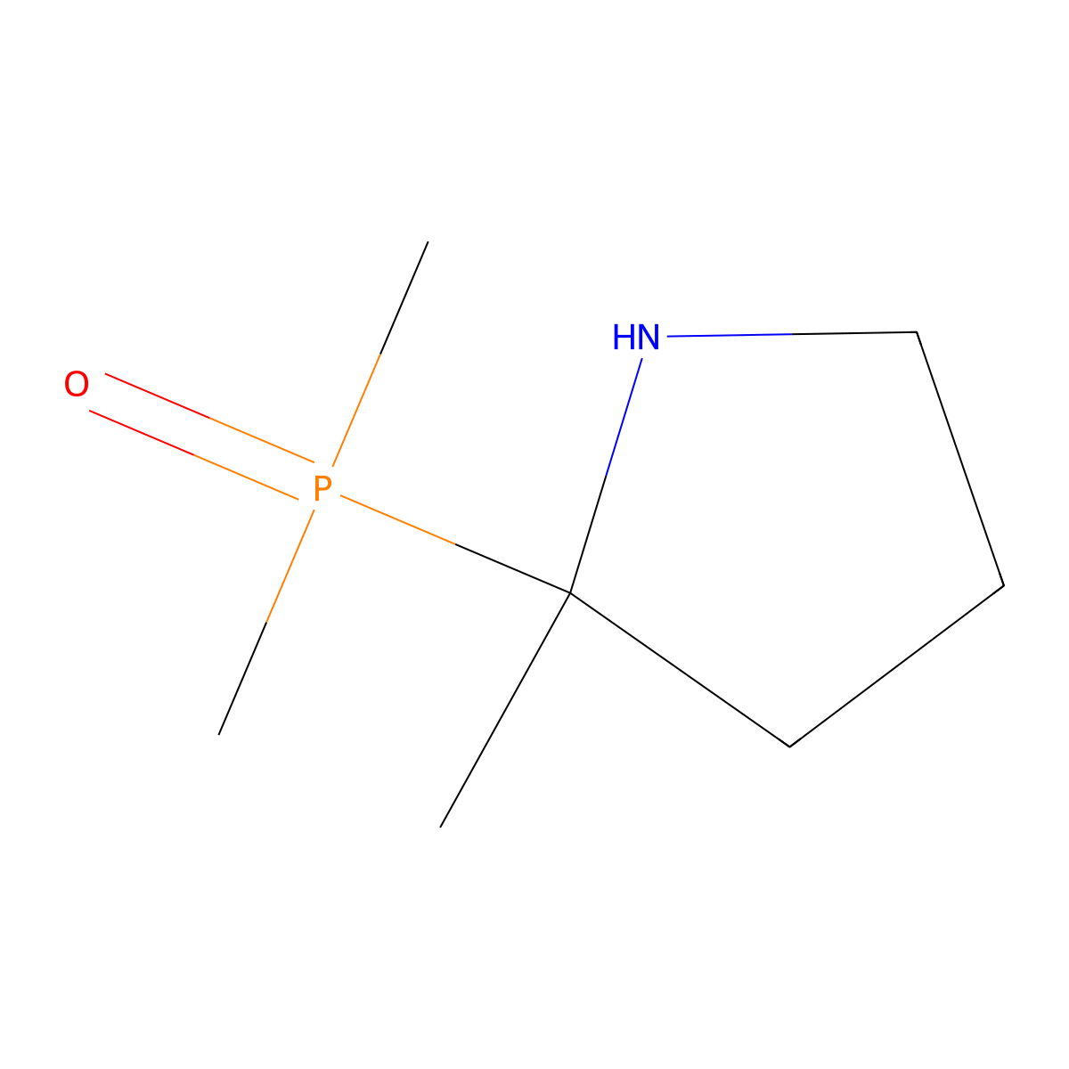 2-(Dimethylphosphoryl)-2-methylpyrrolidine molecular structure, CAS 2344681-21-4
