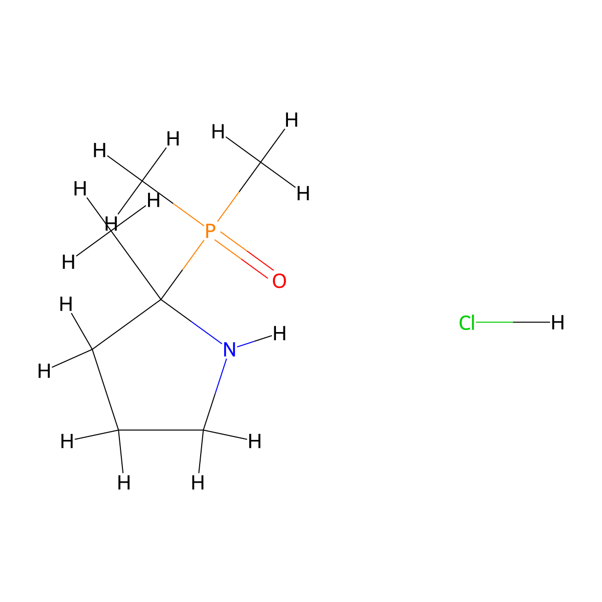 2-(Dimethylphosphoryl)-2-methylpyrrolidinehydrochloride molecular structure, CAS 2344681-22-5