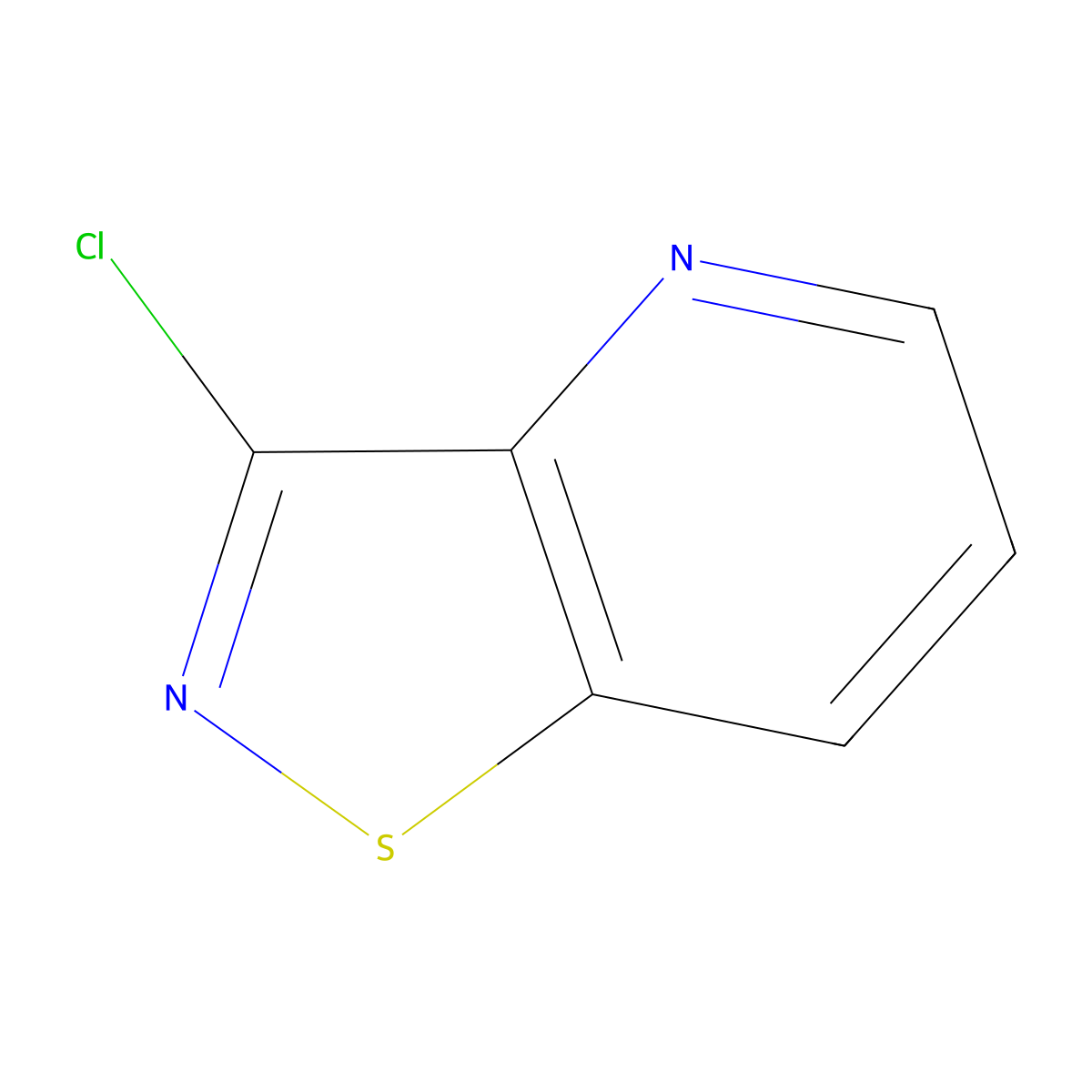3-Chloro-(1,2)thiazolo(4,5-b)pyridine molecular structure, CAS 2344685-28-3