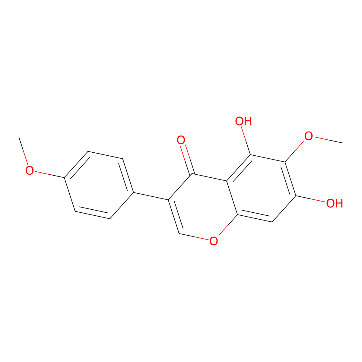 Irisolidone molecular structure, CAS 2345-17-7