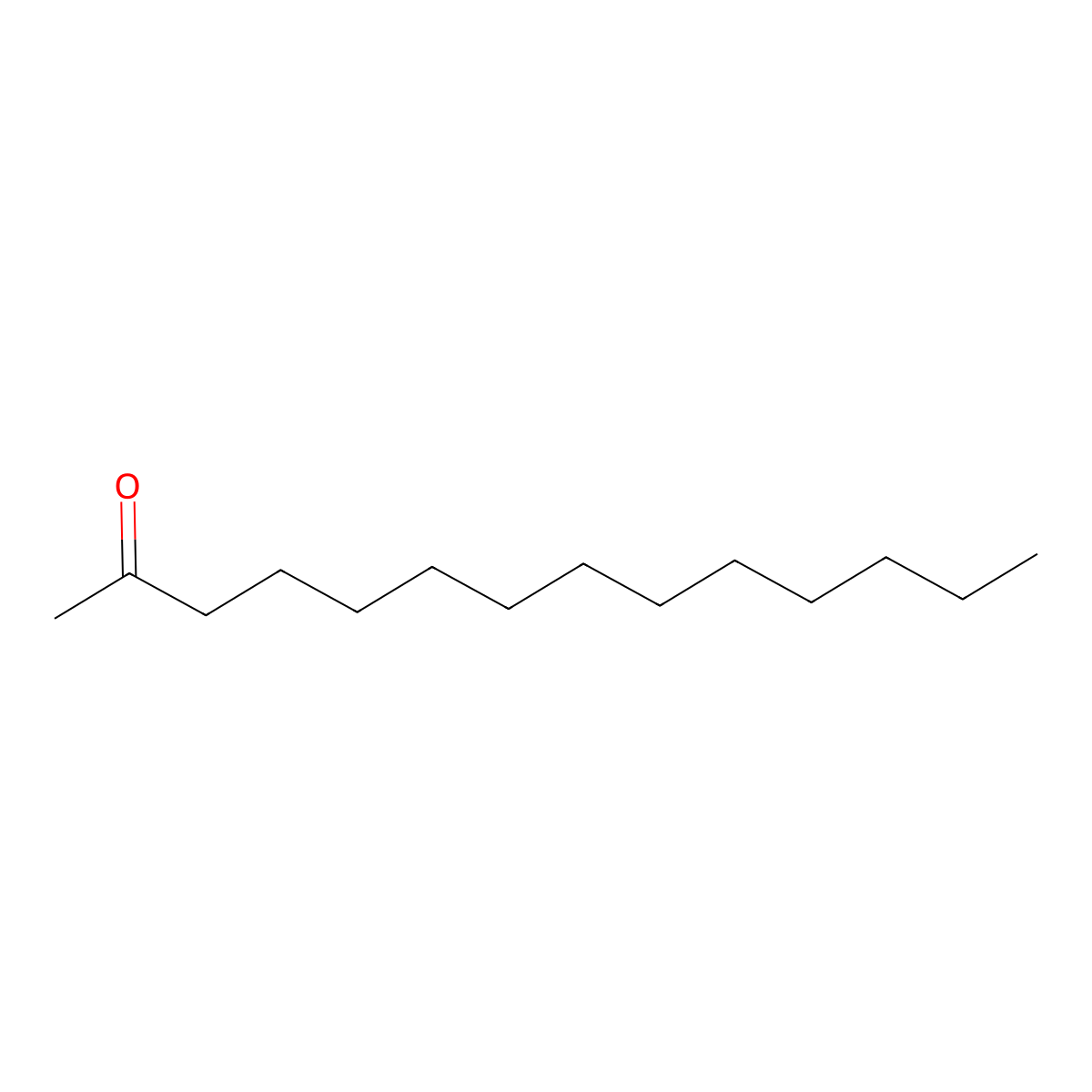 2-Tetradecanone molecular structure, CAS 2345-27-9