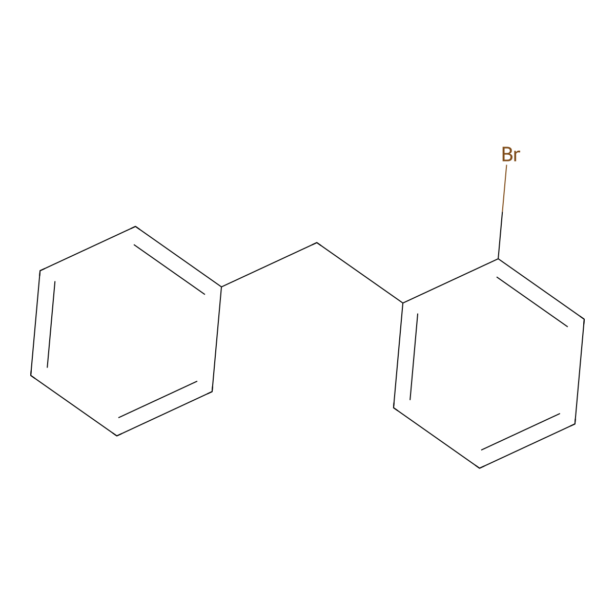 2-Bromodiphenylmethane molecular structure, CAS 23450-18-2
