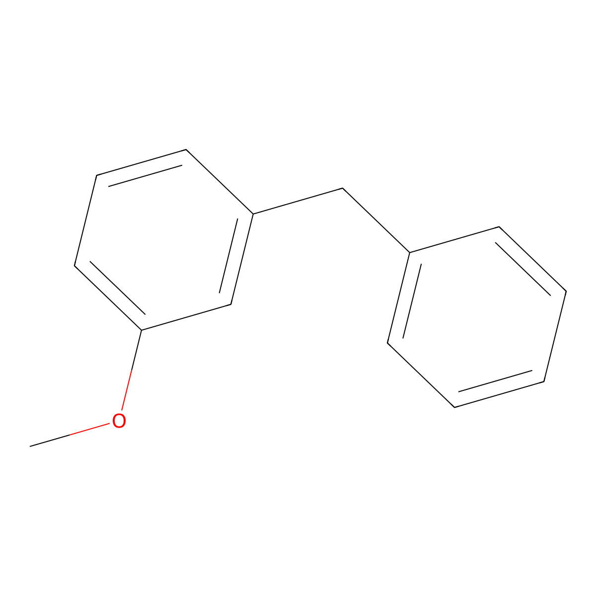 1-Benzyl-3-methoxybenzene molecular structure, CAS 23450-27-3