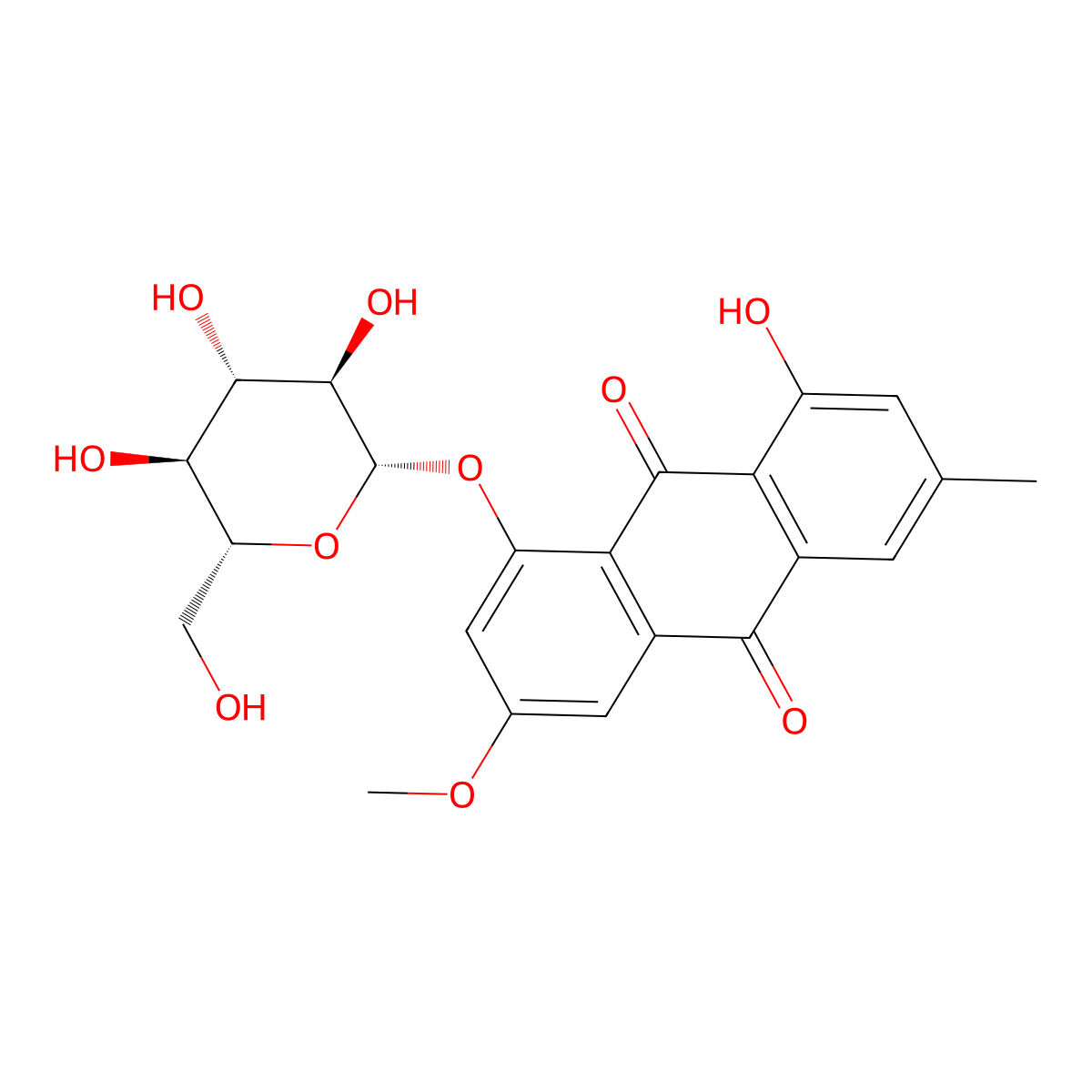Rheochrysin molecular structure, CAS 23451-01-6