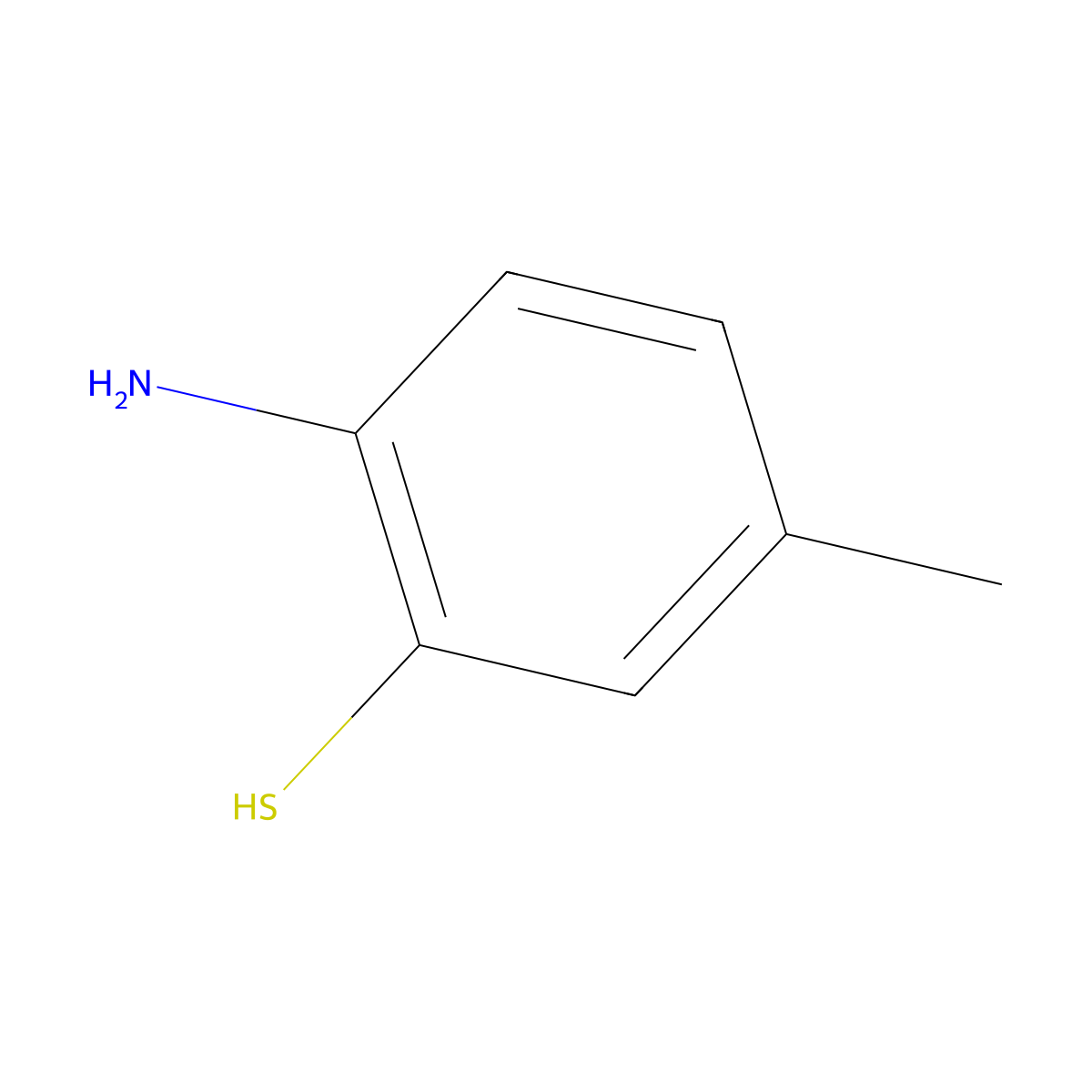 2-Amino-5-methylbenzene-1-thiol molecular structure, CAS 23451-96-9