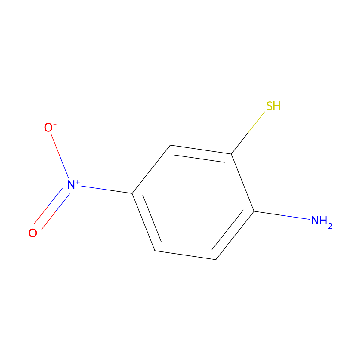 2-Amino-5-nitrobenzenethiol molecular structure, CAS 23451-98-1