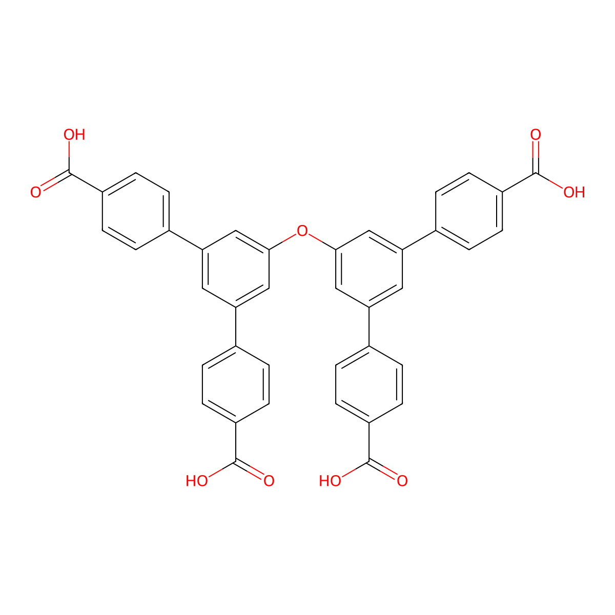 5',5''''-Oxybis(([1,1':3',1''-terphenyl]-4,4''-dicarboxylic acid)) molecular structure, CAS 2345749-58-6