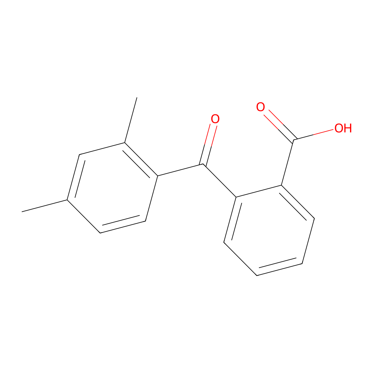 2-(2,4-Dimethylbenzoyl)benzoic acid molecular structure, CAS 2346-63-6