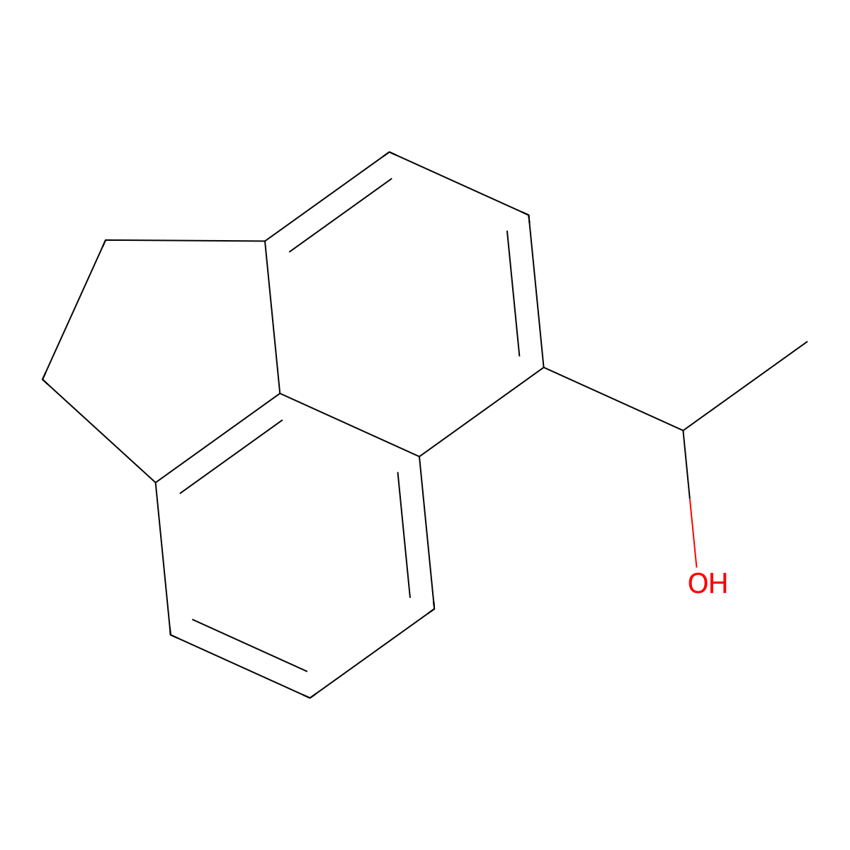 1-(1,2-Dihydroacenaphthylen-5-yl)ethanol molecular structure, CAS 2346-72-7