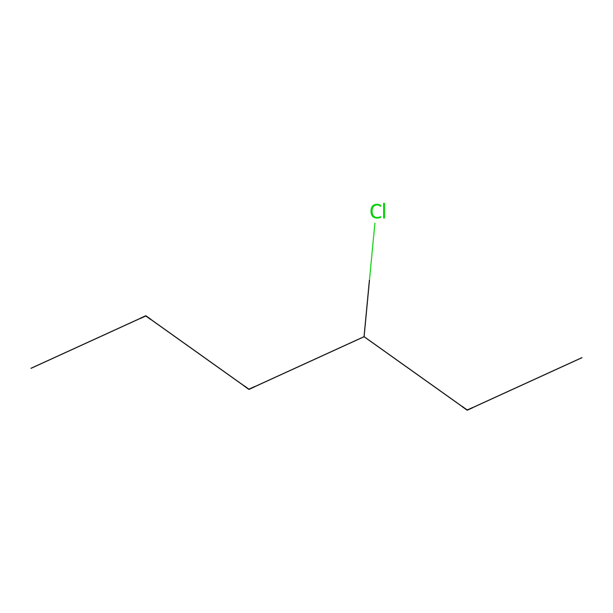 3-Chlorohexane molecular structure, CAS 2346-81-8