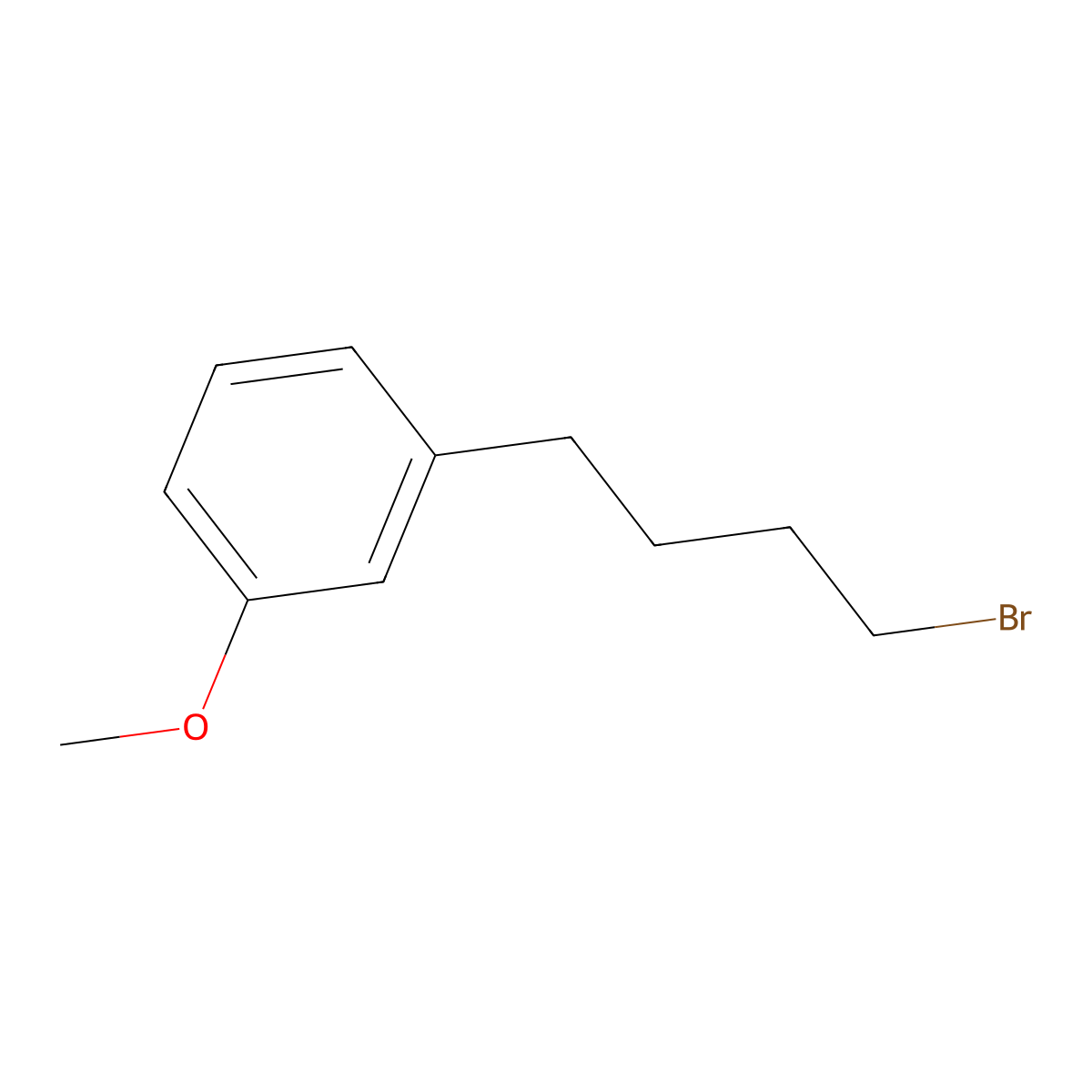 1-(4-Bromobutyl)-3-methoxybenzene molecular structure, CAS 23464-42-8
