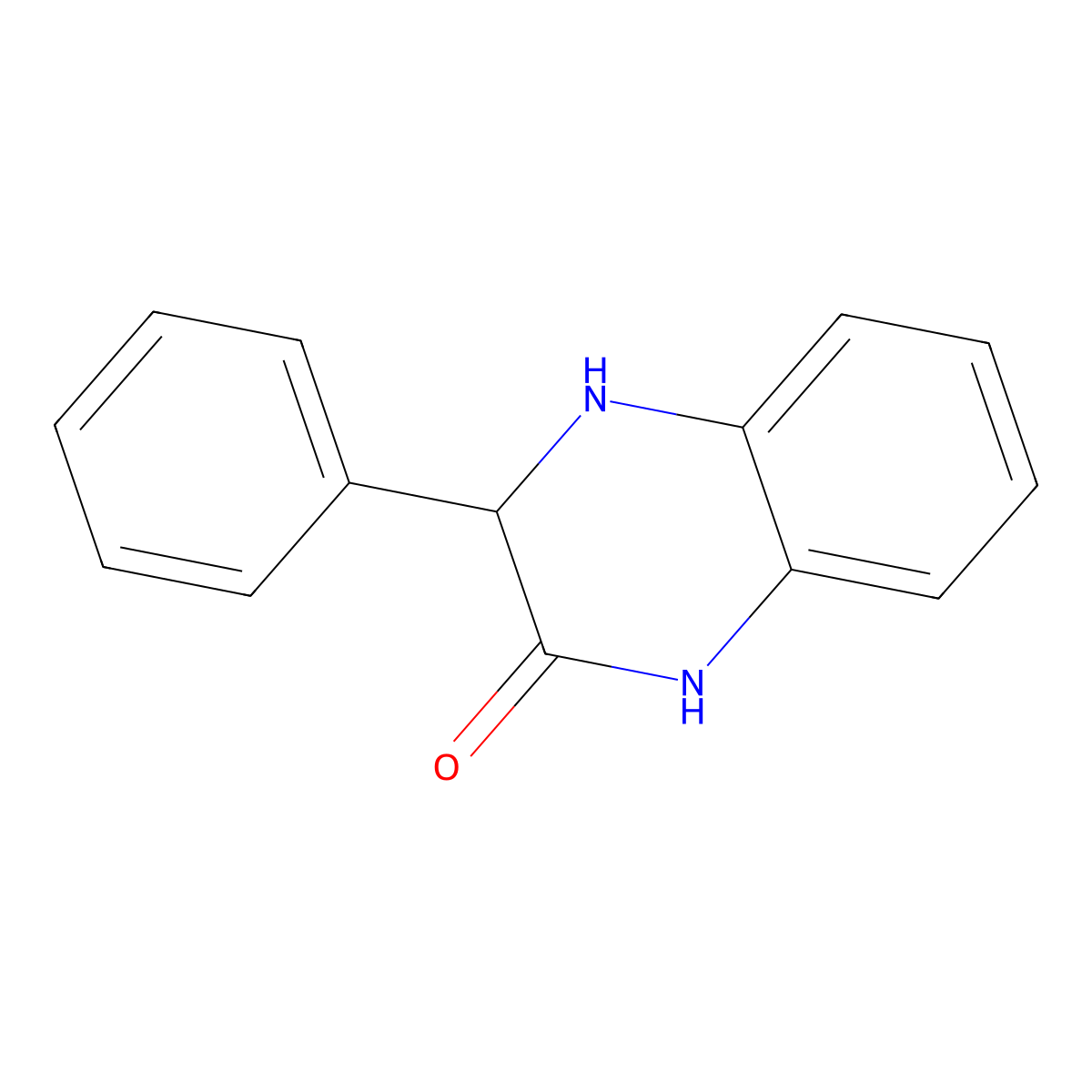 3-Phenyl-3,4-dihydroquinoxalin-2(1H)-one molecular structure, CAS 23465-73-8