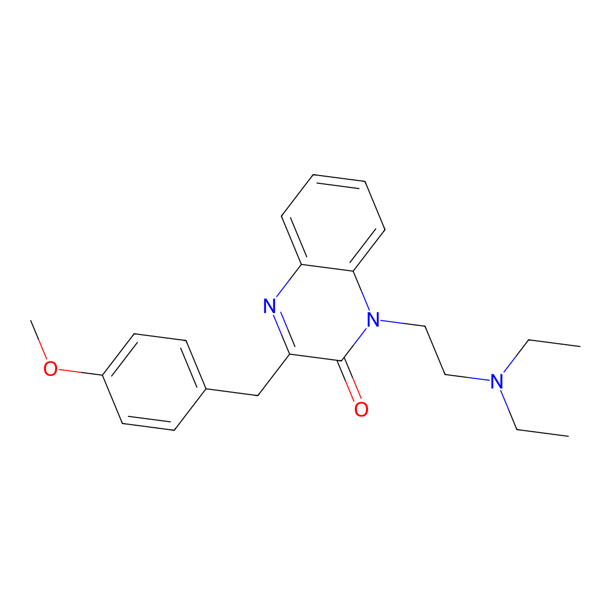 Caroverine molecular structure, CAS 23465-76-1