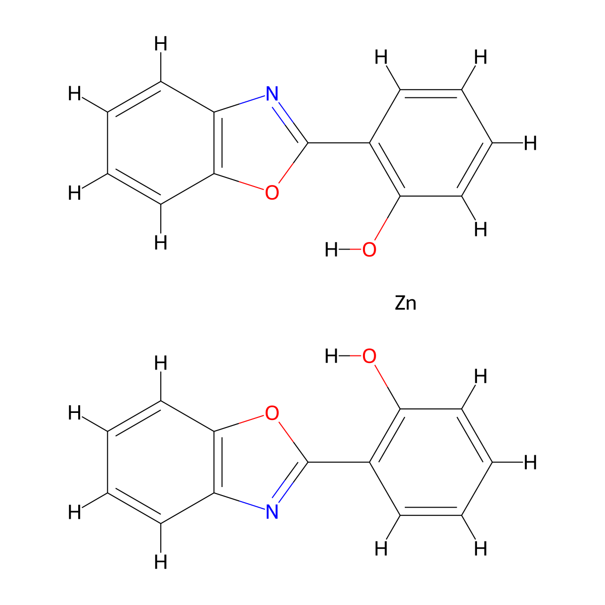 2-(1,3-Benzoxazol-2-yl)phenol;ZINC molecular structure, CAS 23467-27-8