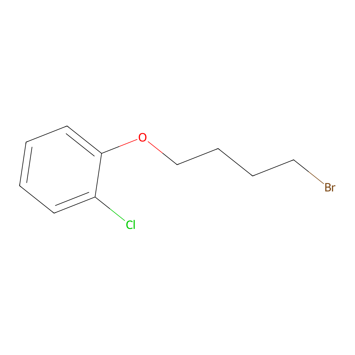 1-(4-Bromobutoxy)-2-chlorobenzene molecular structure, CAS 23468-00-0