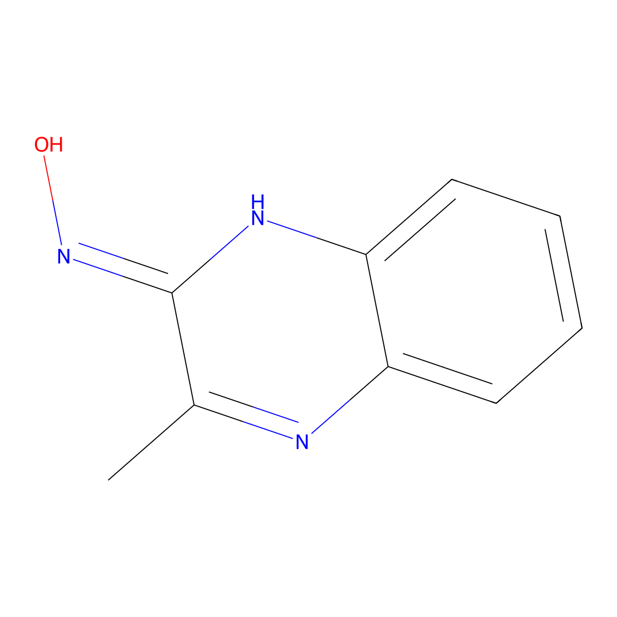 N-(3-Methylquinoxalin-2-yl)hydroxylamine molecular structure, CAS 23468-79-3