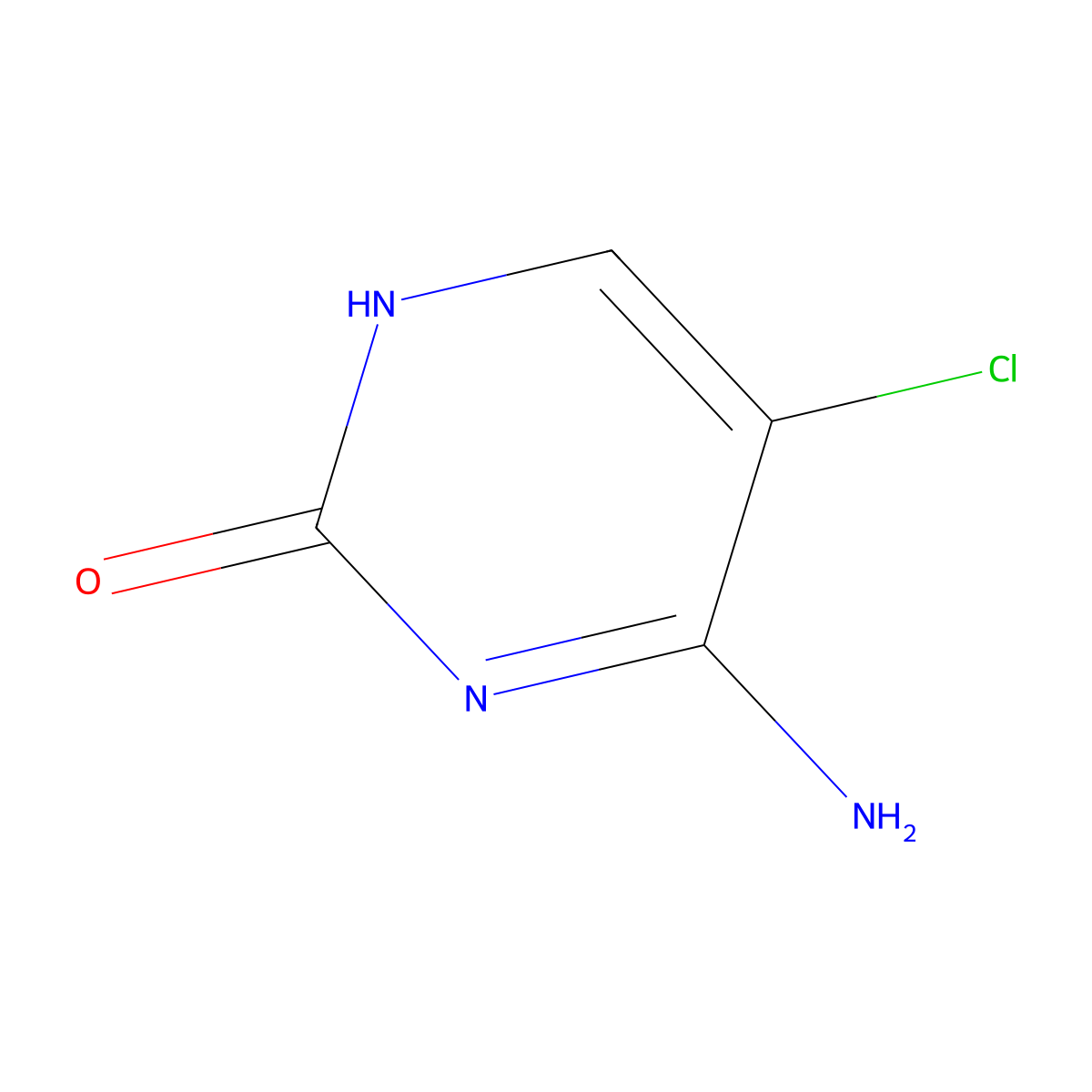 5-Chlorocytosine molecular structure, CAS 2347-43-5