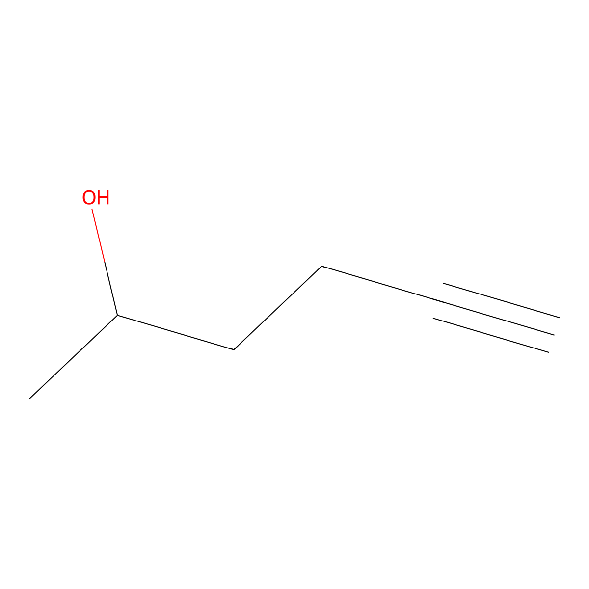 5-Hexyn-2-ol molecular structure, CAS 23470-12-4
