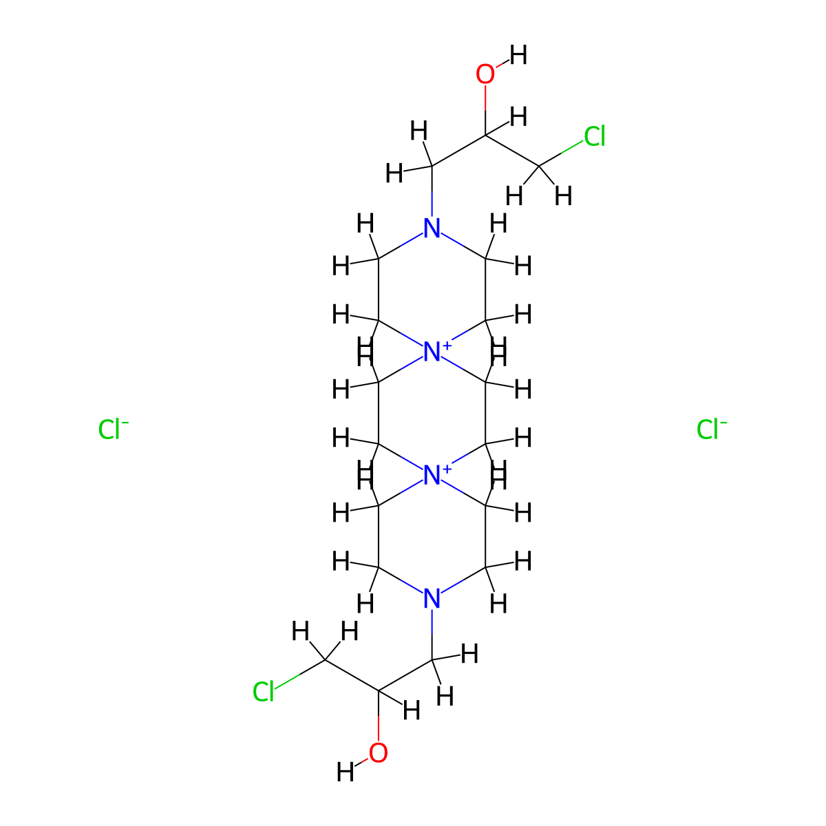 Prospidium Chloride molecular structure, CAS 23476-83-7